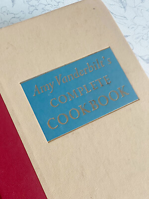 #ad Andy quot;Andrewquot; Warhol Illustrated Amy Vanderbilt#x27;s First Edition Cookbook 1961 $249.00