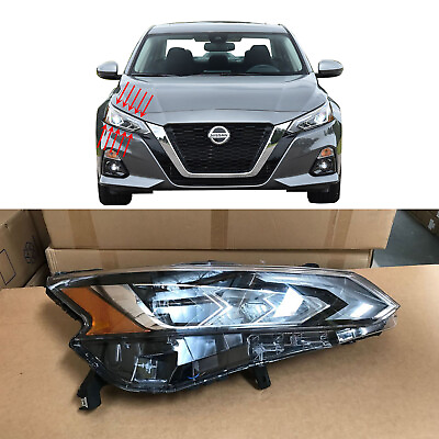 #ad Headlight Replacement for 2019 2020 2021 2022 Nissan Altima Right Full LED $128.99