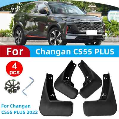 #ad 4pc Mudguard For Changan CS55 PLUS 2022 Mud Flaps Wheel Car Fenders ABS Mudflaps $29.69