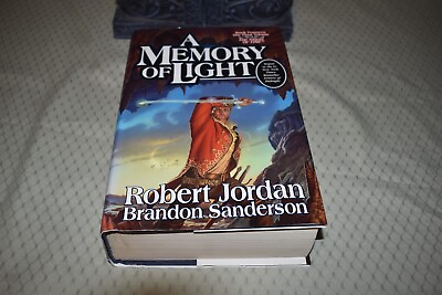 #ad A Memory of Light Robert Jordan Brandon Sanderson 1st Edition 3rd Printsigned $69.99
