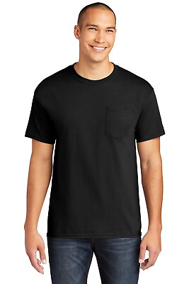 #ad Pack Of 3 Gildan 5300 Mens Short Sleeve Heavy Cotton Stylish Pocket T Shirt $27.76