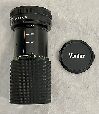 #ad Vivitar 70 210mm f 4.5 Macro Focusing Camera Zoom lens With Case Never Used $24.99