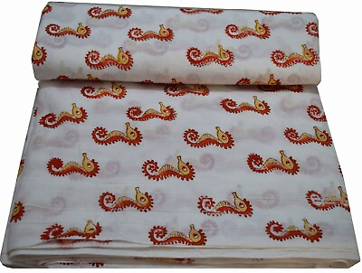 #ad 50 Yard Hand Work Fabric Summer wear Dressmaking Cotton Specail Fabric P 382 $183.99
