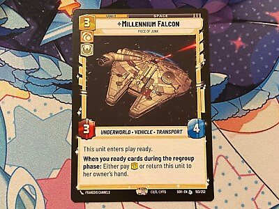 #ad Millennium Falcon Piece of Junk SOR 193 NM Star Wars Unlimited $40.00
