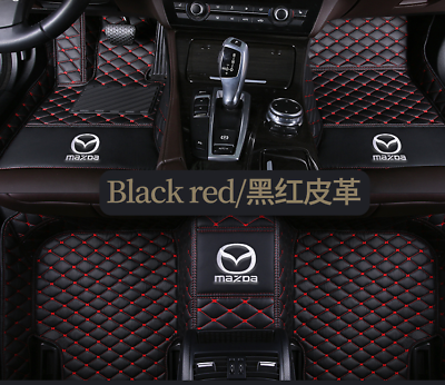 #ad For Mazda CX3 CX5 CX7 CX9 3 6 CX30 Car Floor Mats Waterproof Liners Auto Carpets $88.00