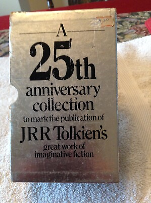 #ad Vintage Unwin Paperbacks Jrr Tolkien the lord of the rings trilogy 25th an..1979 C $47.99