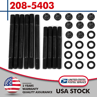 #ad 12 Point Cylinder Head Studs 208 5403 For 1994 2001 1.8L B18C Series DOHC VTEC $80.49