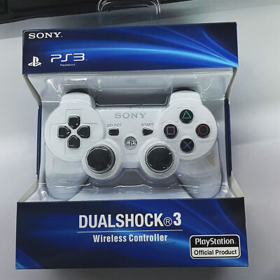 #ad For Sony PlayStation 3 PS3 DualShock 3 Controller with Charging Cable White $16.69