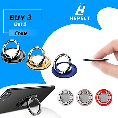 Finger Ring Holder Stand Grip 360° Rotating For Cell Phone Car Magnetic Mount $2.24