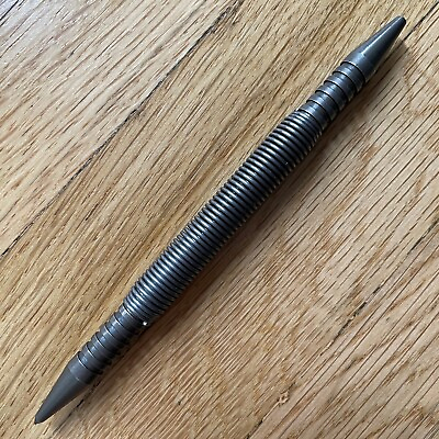 #ad Center Punch 2 32quot; #2 Nail Set Hammerless Spring Tool Two Bit Snapper $9.99