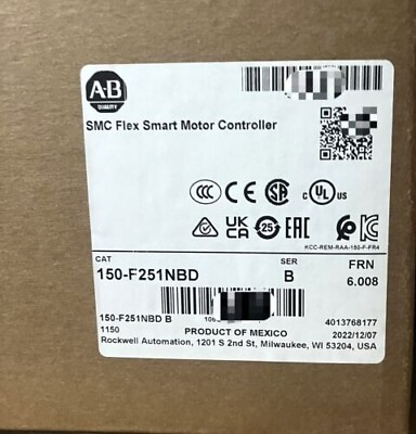 #ad New Allen Bradley 150 F251NBD SMC Flex Smart Motor Controller 150F251NBD $3798.00