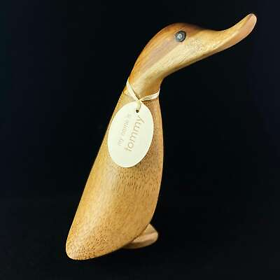 #ad Tommy Hand carved and Hand painted Bamboo Duck $52.99