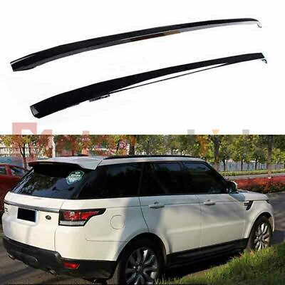 #ad For Land Rover Range Rover Sport 2014 2022 Black Side Roof Rack Rail Baggage $229.00