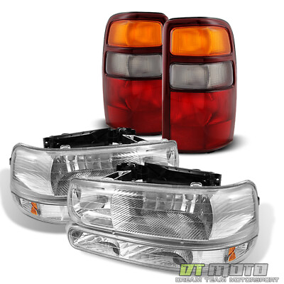 #ad For 2000 2003 Chevy Suburban 1500 2500 Tahoe HeadlightsBumper LightsTail Lamps $152.99