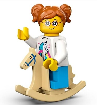 #ad LEGO Rockin#x27; Rocking Horse Rider Minifigure 71037 Series 24 New Sealed $6.95
