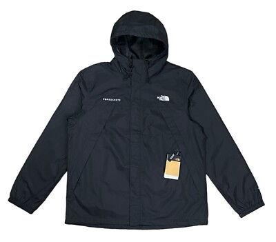 #ad NWT Mens The North Face Antora Parka Waterproof Hooded Rain Jacket Black Size XL $84.95