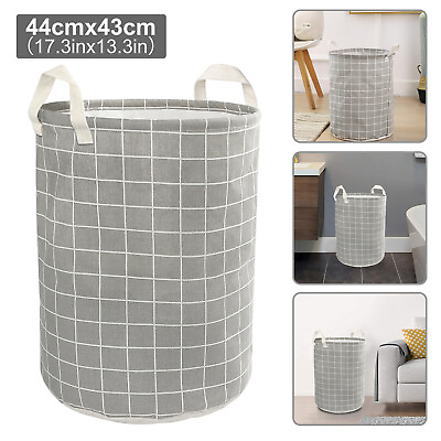 #ad #ad Large Foldable Storage Laundry Hamper Clothes Basket Washing Bag Bin Organizer $9.98
