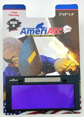 #ad AmeriArc Auto darkening Welding Lens 2x4 Shade 10 $65.00