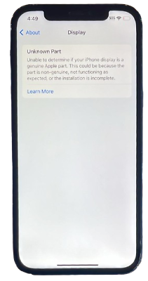 #ad Apple iPhone 12 64 128GB Fully Unlocked Display Message VERY GOOD $219.99