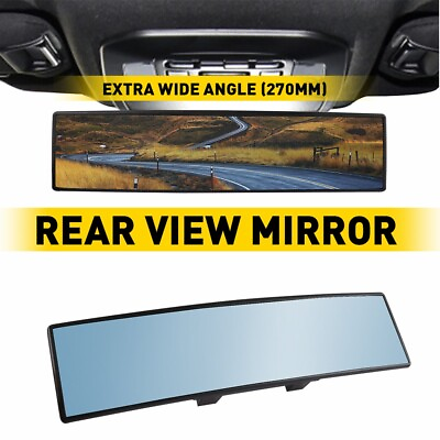 #ad Angle View Panoramic Wide Angle Rear View Mirro Mirror Lens 270mm Blue Tint YS $13.99