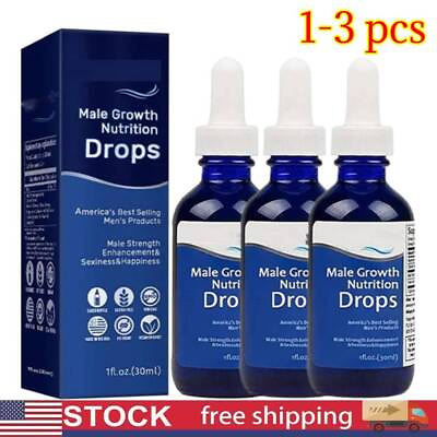 #ad REVITAHEPA Male Growth Nutrition Drops Blue Direction Benefit Drops for Men $9.69