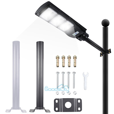 Aluminum Mounting Pole for Solar Street Light Mounting Bracket Extension Arm $33.71