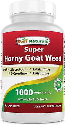 #ad #ad Best Naturals Horny Goat Weed with Maca Root 60 Capsules $9.99
