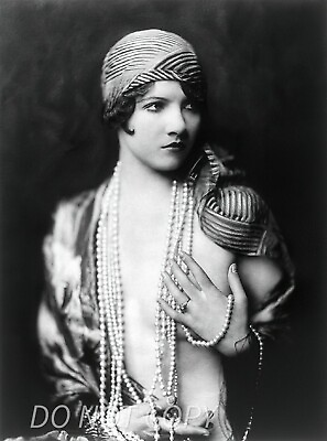 #ad 1910s Flapper Girl Photo Poster Ziegfeld Follies Icon 8X10 PUBLICITY PHOTO $10.61