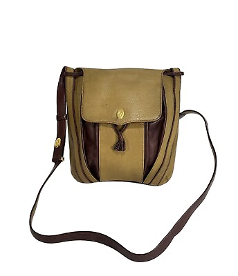 #ad Vintage Must De Cartier 2C Trinity Leather Bordeaux Ocher Shoulder Bag $119.90
