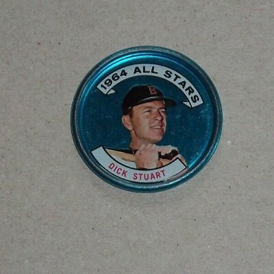 #ad Dick Stuart Topps All Star Baseball Coin All Star 1964 # 122 C $5.00