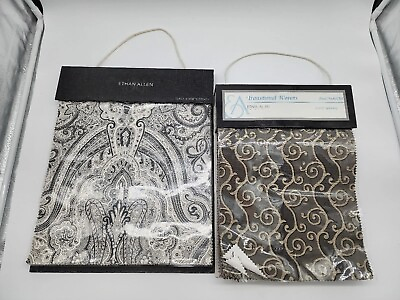 #ad Ethan Allen Fabric Print Upholstery Sample Books. Transitional Wovens. Home... $51.00