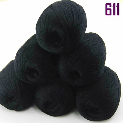 #ad Sale New 6 Balls x 50gr Luxurious Soft Mongolian Cashmere Hand Knit Yarn Wool 11 $35.93