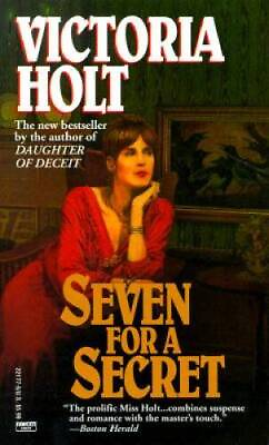 #ad Seven for a Secret Mass Market Paperback By Holt Victoria ACCEPTABLE $3.72