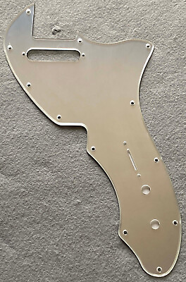 #ad Pick Fits Fender Telecaster 69 Thinline Guitar Pickguard1 Ply Silver Mirror $17.99