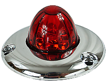 #ad Legendary 1 1 2 Inch Watermelon Light W Flat Bezel Red LED Red Glass Lens 1 $18.99