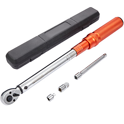 #ad VEVOR Torque Wrench Adjustable Torque Wrench 3 8quot; Drive 10 80ft.lb 14 110n.m $31.99