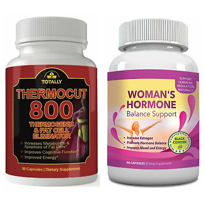 #ad Thermocut Fat Burn Weight Loss Woman Hormone Balance Support Dietary Supplements $28.45