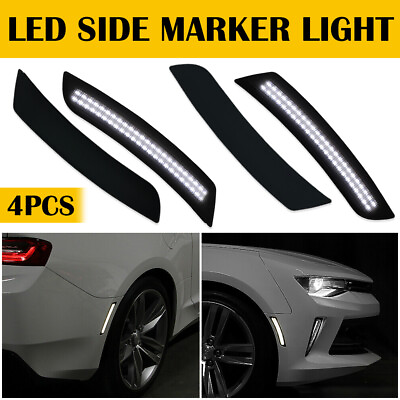 #ad LED Side Marker Lights Frontamp;Rear Lamp for Chevy Camaro LS LT SS ZL1 2016 2022 $28.34