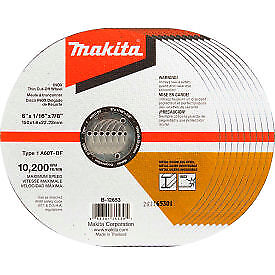 #ad Makita INOX Thin Cut Off Wheel 60 Grit Type 1 6quot;quot; Dia x 1 16quot;quot;T x 7 8quot;quot; Cntr $45.79