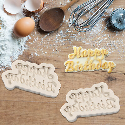 #ad Baking Mold Safe Non stick Birthday 3d Cake Decor Silicone Mold Food Grade $6.94