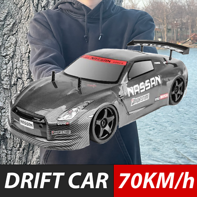 #ad SMYTHTAC RC Drift Car 1:10 Nissan GT R R35 GT AWD 70km h Race Car Suspension RTR $11.99