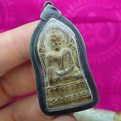 #ad Phra Buddha Holy Thai Amulet Rare Vintage Buddhism Talisman Relic Sculpture $38.90