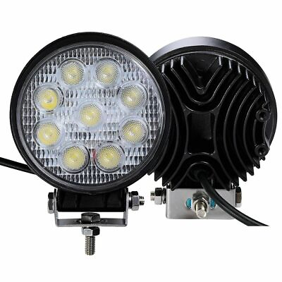 #ad 4quot; Round LED Spot Light Pod Work Flood Driving Fog Lamp Offroad 4WD ATV Truck $9.89
