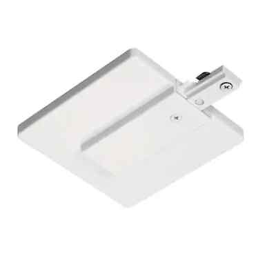 #ad Juno Trac Lites White J Box Feed Connector with Cover R21 WH $3.94