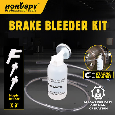 #ad Automotive Brake Line Bleeding Bleeder Flush Tool Kit System Universal Service $7.79