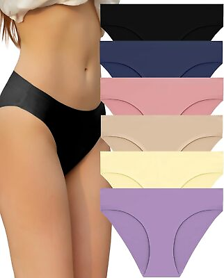 #ad Seamless Underwear for Women Soft No Show Panties Sexy High Cut Invisible Hipste $29.98