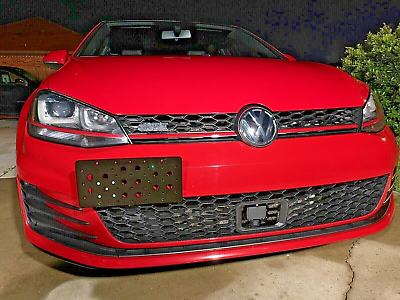 #ad Front Tow Hook License Plate Mount Bracket For Volkswagen MK7 Golf GTi 2015 2019 $29.95