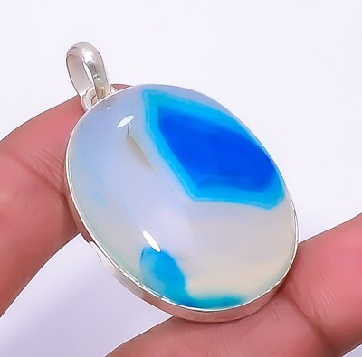 #ad Gift For Her 925 Sterling Silver Natural Botswana Agate Jewelry Pendant 1.95quot; $15.59