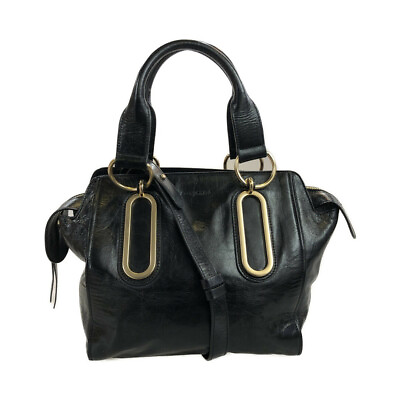 #ad See By Chloe 2 way handbag shoulder bag crossbody women#x27;s Black $96.77