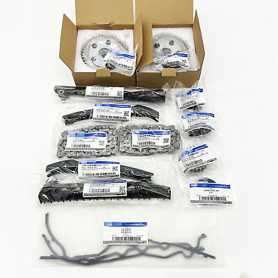#ad OEM Camshaft Phaser Sprocket Timing Tensioner Guides Chain Kit Fit Ford 5.4L $658.99